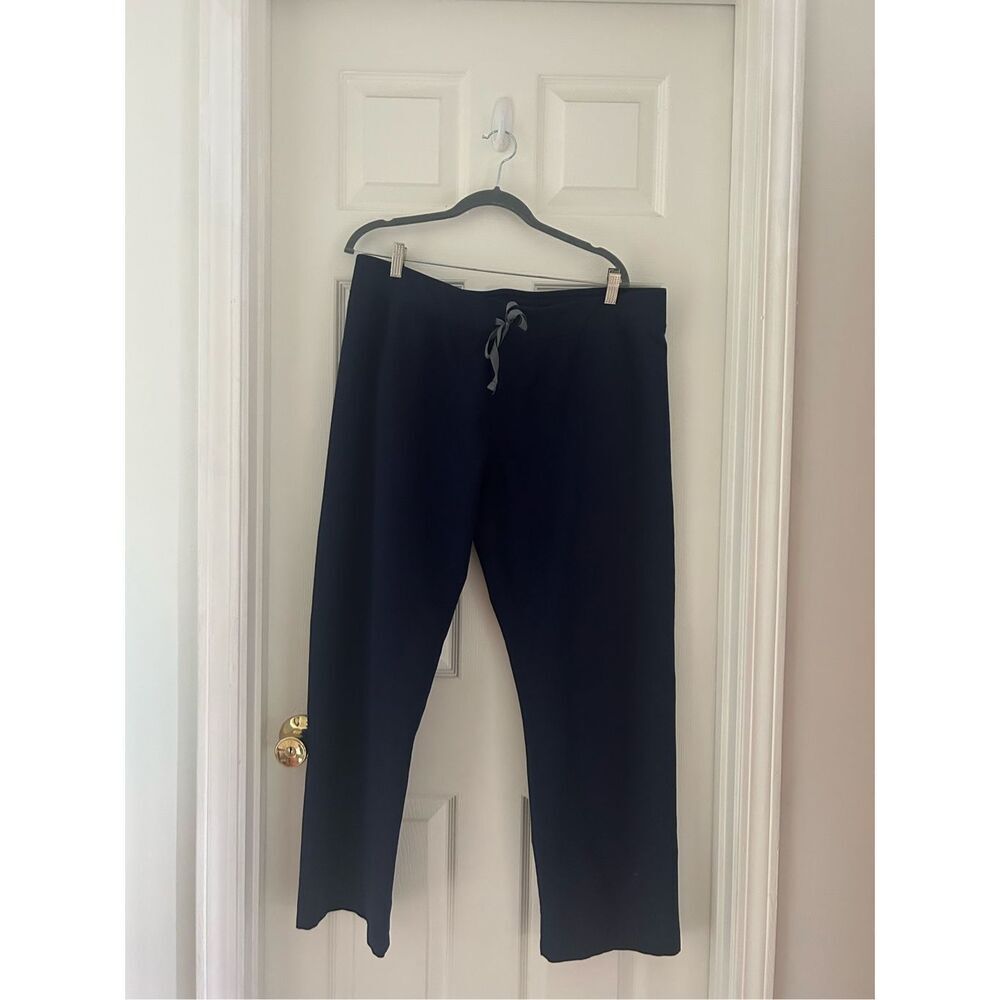 Figs Livingston Basic Scrub Pants XL Petite Navy Blue women’s